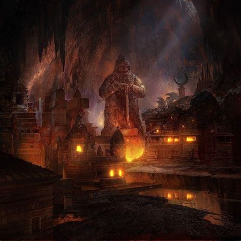 Pin by chris on RPG stuff | Dwarven city, Fantasy landscape, Fantasy city