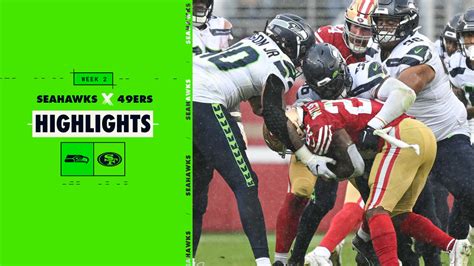 2022 Week 2 Seahawks at 49ers Full Highlights