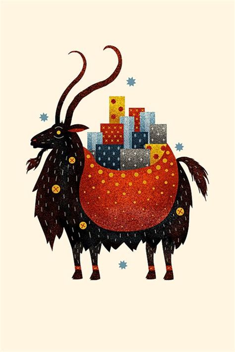 (Yule Goat by Scott Benson) The Yule Goat is a Scandinavian tradition that predates the arrival ...