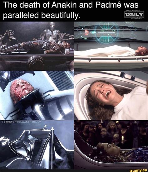 The death of Anakin and Padme was paralleled beautifully. SS - iFunny