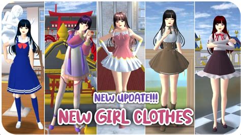 New Girl Clothes Update | Sakura School Simulator Chinese Version New ...