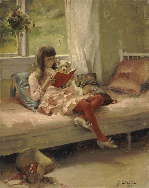 Albert Edelfelt - Good Friends, Portrait of the Artist's S… | Flickr