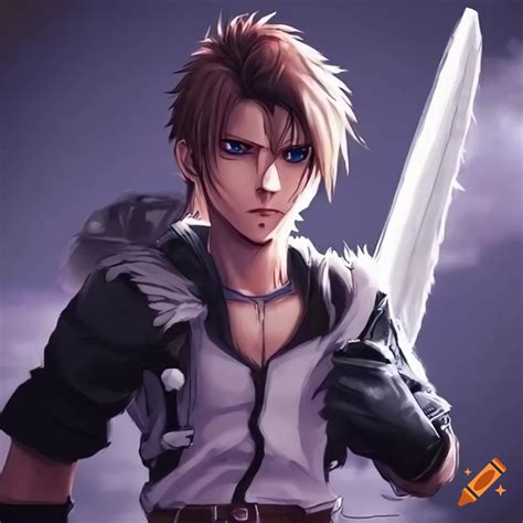 Cosplay of squall leonhart on Craiyon