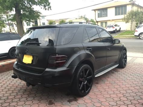 MERCEDES BENZ ML500 ML 500 AMG WRAPPED 22" WHEELS EVERY OPTION MATTE BLACK ML63