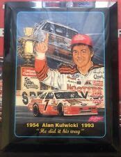 Alan Kulwicki 1954-1993 Tribute Plaque "He Did It His Way" By, Sam Bass ...