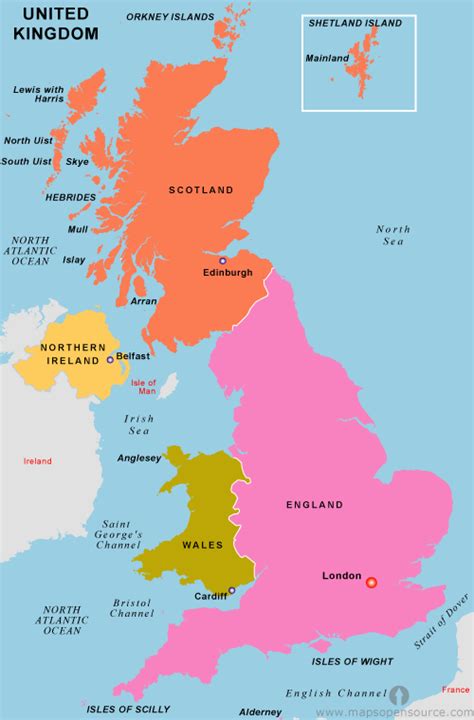 United Kingdom Country Profile | Free Maps of United Kingdom | Open ...