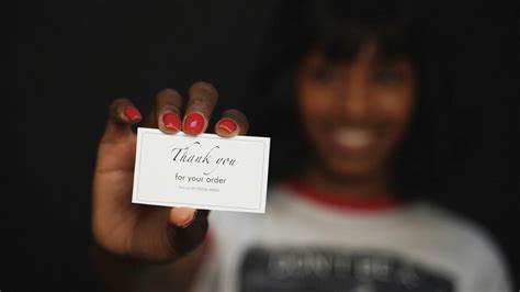 Woman Holding Thank You Card · Free Stock Video