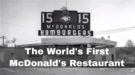 15th May 1940: The world's first McDonald’s restaurant opened in ...