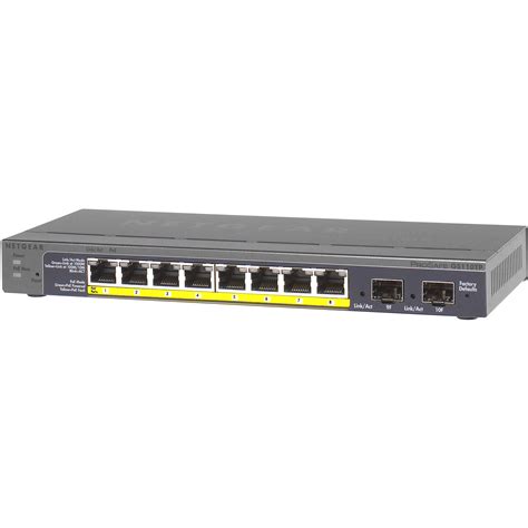 Netgear GS110TP ProSAFE 8-Port Gigabit PoE Smart GS110TP-200NAS