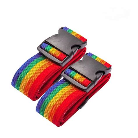 Luggage Strap Suitcase Straps Travel Belts Accessories 2 Pack Adjustable Travel Luggage Strap ...