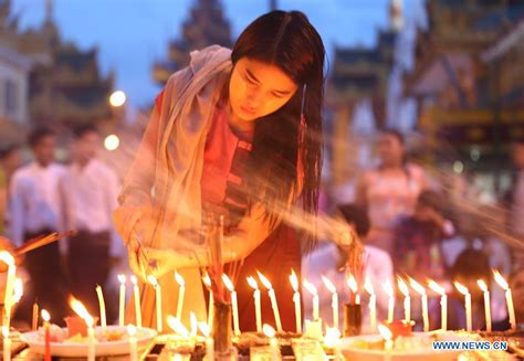 Thadingyut lantern festival celebrated in Yangon, Myanmar - Xinhua ...