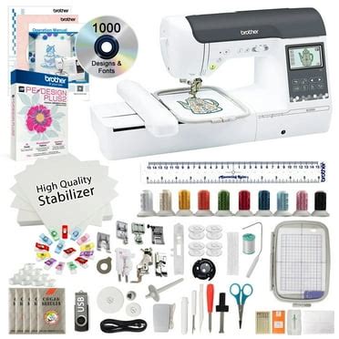 Brother SE700 Embroidery & Sewing Machine w/ 4" x 4" Hoop & Accessories - Walmart.com