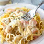 Shrimp Alfredo Pasta Recipe With Homemade Alfredo Sauce • MidgetMomma