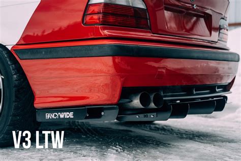 BMW E36 FancyWide Rear Full Diffuser V3 LTW | MY Classic Parts | BMW Custom Accessories