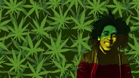 Bob Marley Weed Wallpaper Hd