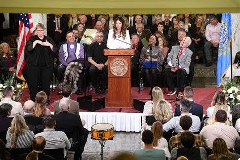 Gov. Kristi Noem sworn in for 2nd term, reflects on what surprised her ...