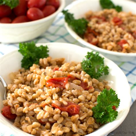 Farro with Tomatoes Easy Italian One-Pan Dish