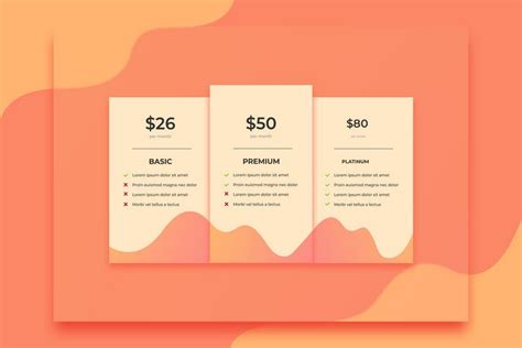 35+ Best Pricing Table Template PSD, XD, EPS, AI, JPEG - 2021 - Templatefor