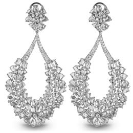 Three Heart Spinel Earrings Teardrop Earrings, Ring Earrings, Diamond Necklace, Jacob & Co, Mens ...