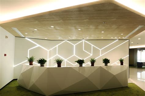 Ceiling Design For Office Reception Area | Shelly Lighting