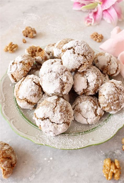 Walnut Cookies Recipe • Ciao Florentina