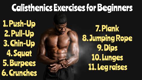 11 Calisthenics Exercises for Beginners: Benefits, Calories Burned and more