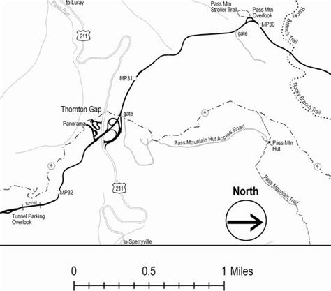 Guide to Shenandoah National Park and Skyline Drive: Thornton Gap to Stony Man Mountain Overlook