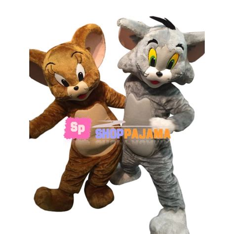 Superb Tom Cat & Jerry Mouse Mascot Costume