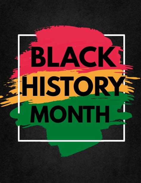 Black History Month Free Printable Posters - Printable Templates