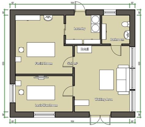 spa layout | Massage room design, Spa room decor, Spa treatment room