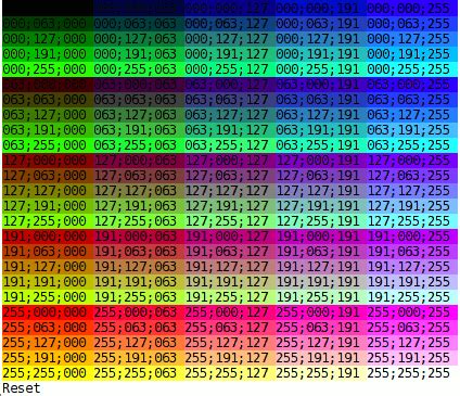 bash - tput setaf color table? How to determine color codes? - Unix & Linux Stack Exchange