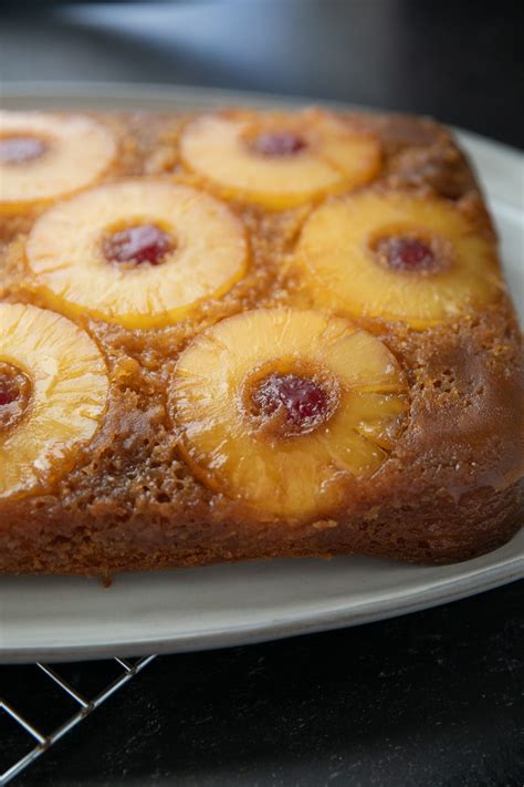 Pineapple Upside Down Cake {cake mix!} - Lauren's Latest