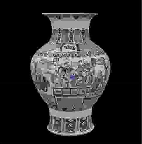 Massive Chinese Blue & White Porcelain Vase Auction