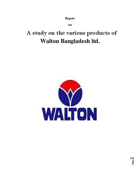 (DOC) Walton Bangladesh