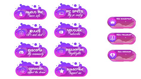 Cute twitch panels in 2021 | Twitch streaming setup, Twitch, Overlays ...