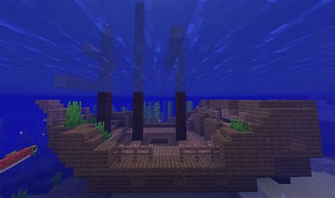 Shipwreck in Minecraft