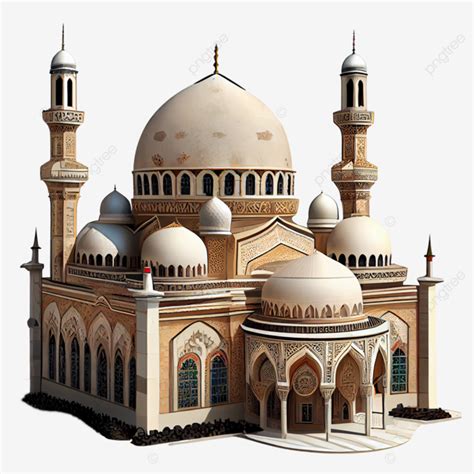 Hình ảnh Nhà Thờ Hồi Giáo Masjid Hồi Giáo 3d PNG , Masjid, Masjid 3d ...