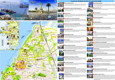 İzmir tourist attractions map