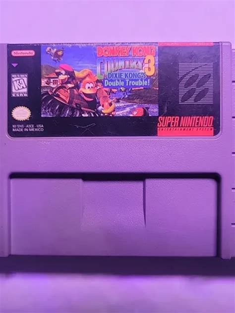 DONKEY KONG COUNTRY 3 Super Nintendo SNES Original Authentic Genuine Game! $36.95 - PicClick