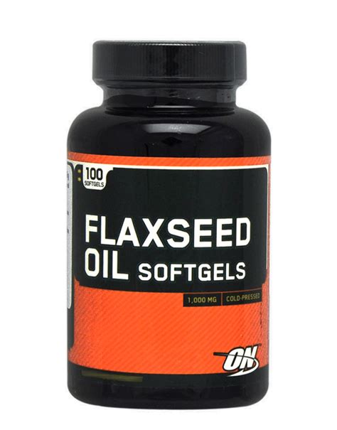 Flax Seed Oil by OPTIMUM NUTRITION (100 softgels)