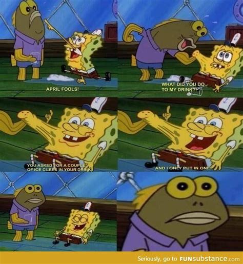 The last image is the face if a broken man - FunSubstance | Spongebob ...