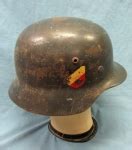 Stewarts Military Antiques - - German WWII M1935 Luftwaffe Double Decal Helmet, SE64 - $750.00