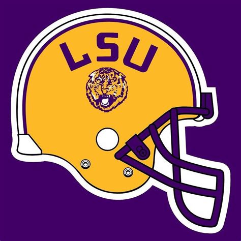 Geaux Tigers 🐅! | Ncaa football, Lsu tigers, Football helmets