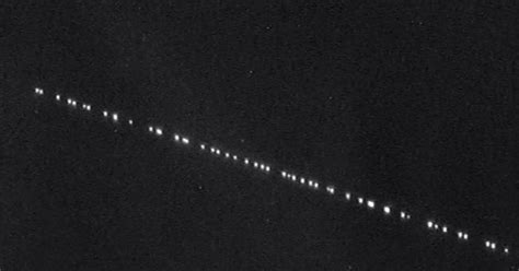 Here's a SpaceX Starlink Satellite Train Caught on Camera in the Night Sky | PetaPixel