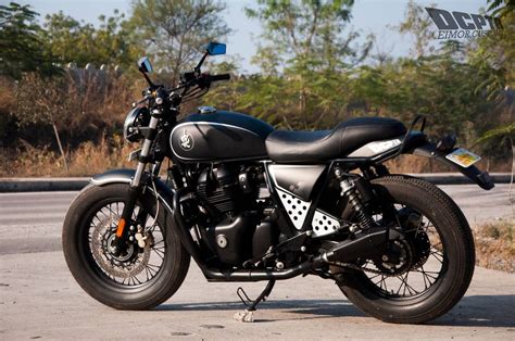 This Modified Royal Enfield Interceptor 650 Gets An Edgy Makeover