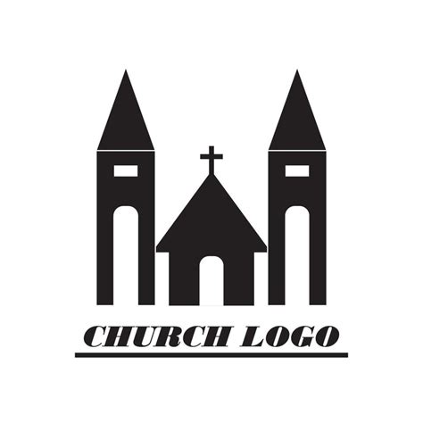 church logo icon vector design, this vector can be used for logos, icons, banners and others ...