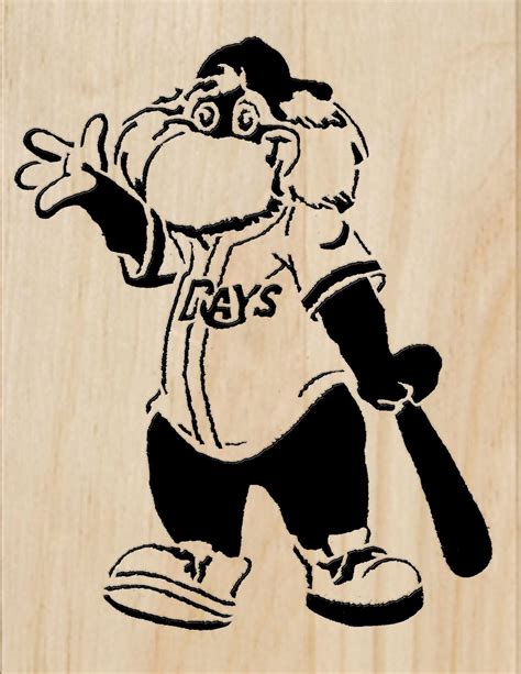 Simple Scrolling: Tampa Bay Ray mascot