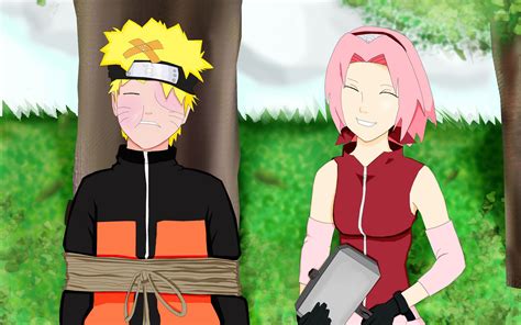 Sakura Haruno and Naruto Uzumaki in Naruto wallpaper - Anime wallpapers - #50723