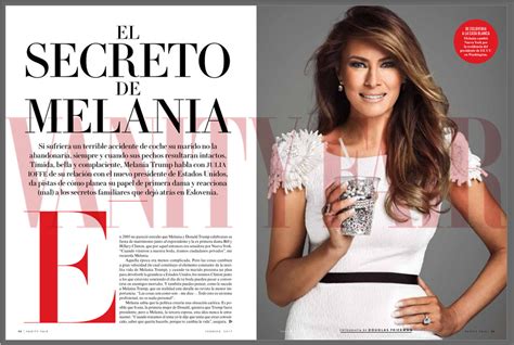 Melania Trump protagoniza la portada de 'Vanity Fair' en México - Chic