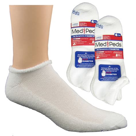 MediPeds Value Pack Lowcut Socks - 8 Pr